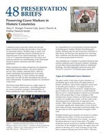 Preservation Brief 48 Cover Cover of Preservation Brief 48 document, Preserving Grave Markers in Historic Cemeteries