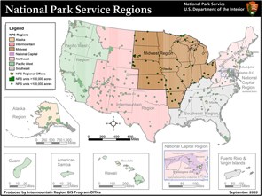 Map of Midwest Region states Map of Midwest Region states