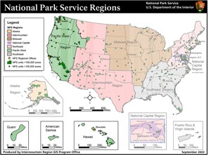 Map of Pacific West Region states Map of Pacific West Region states