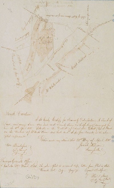 450-CHPI-Snee-Farm-map Drawn map and description of property