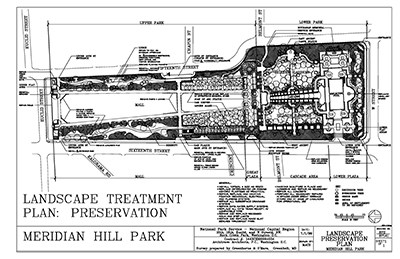 Treatment Plan example from the Meridian Hill Cultural Landscape Report