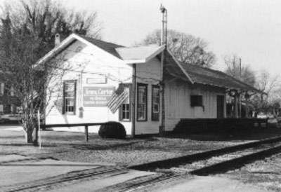 Photograph of the Plains Train Depot