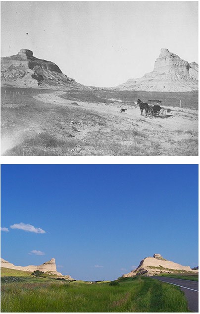 Mitchell Pass, Then and Now