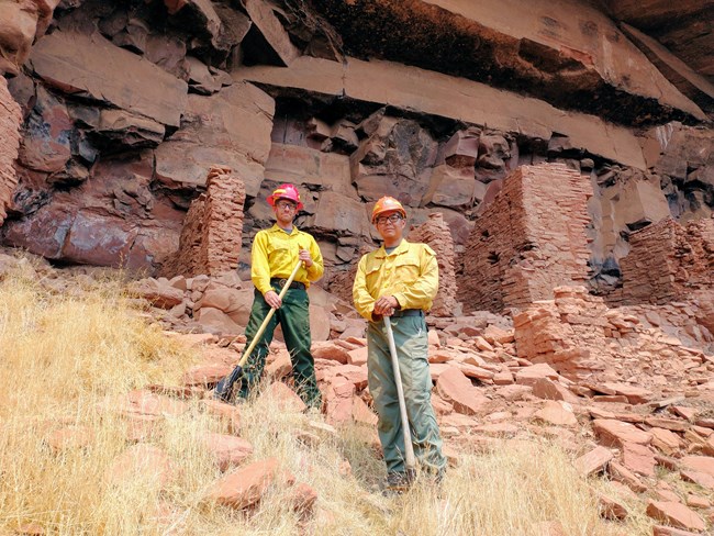 Fire Trainees at Grand Canyon Fire Trainees at Grand Canyon