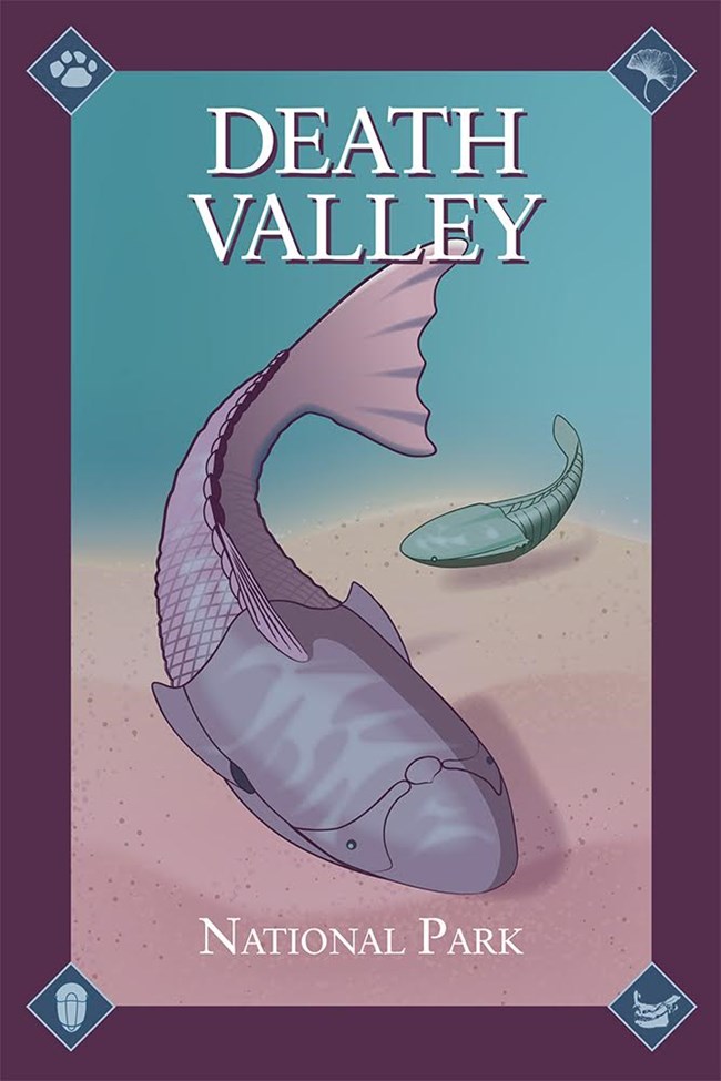 DEVA Picture2 Art poster of prehistoric fish.