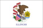 Illinois flag small courtesy of State-Flags-USA.com