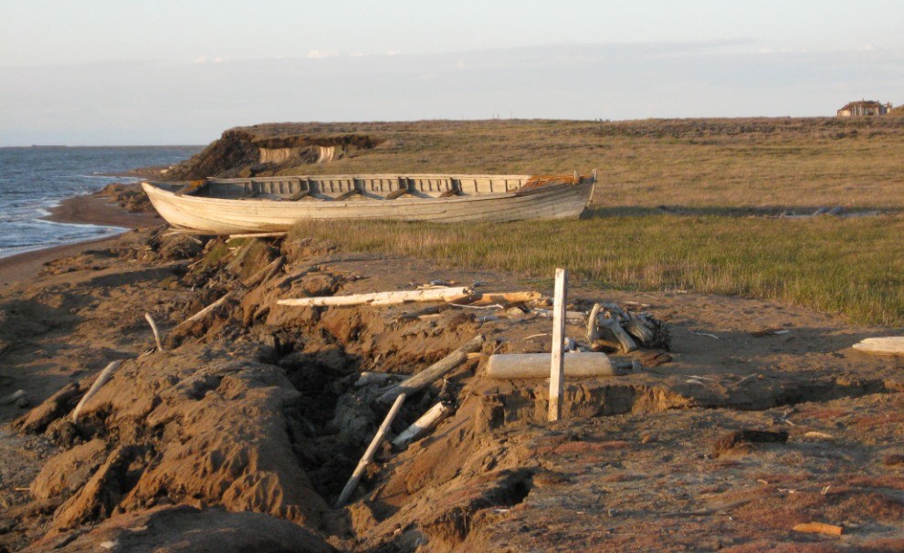 Coastal erosion in Alaska