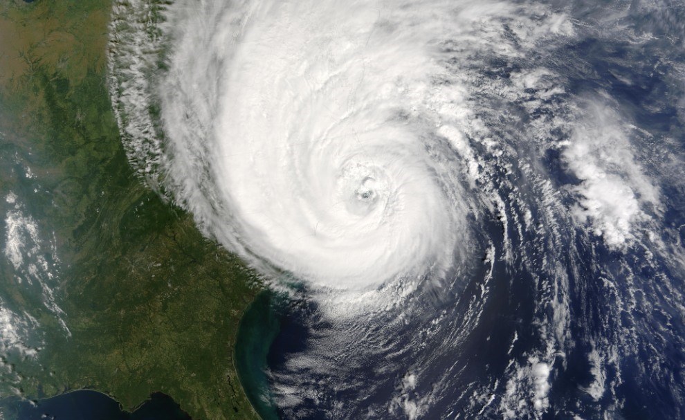 satellite image of storm system