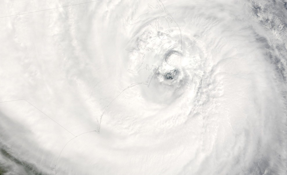 satellite image of storm system