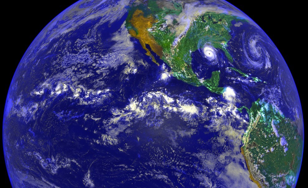 satellite image of storm system