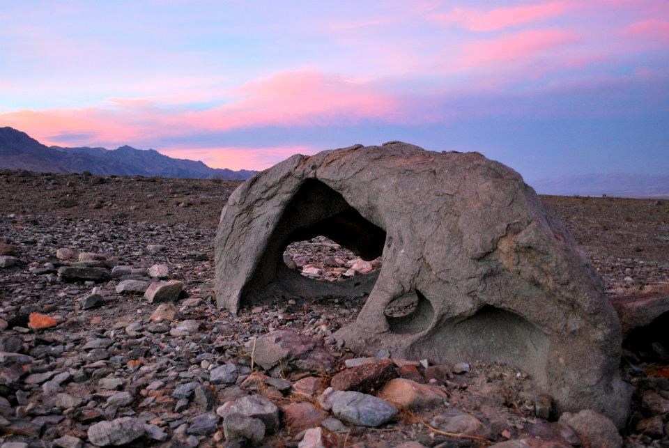 Ventifact in Death Valley National Park, 2012 ventifact
