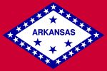 Arkansas flag small courtesy of State-Flags-USA.com