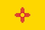 New Mexico flag small courtesy of State-Flags-USA.com