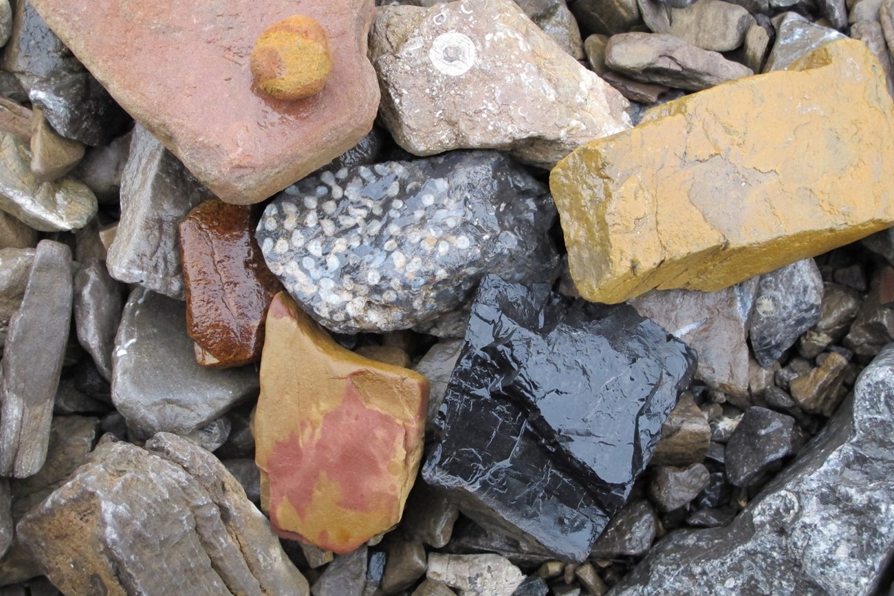 colorful rocks