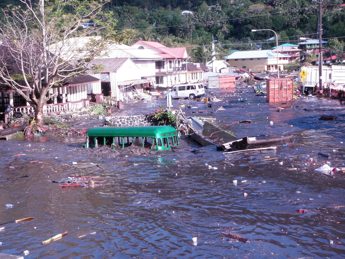 tsunami inundation