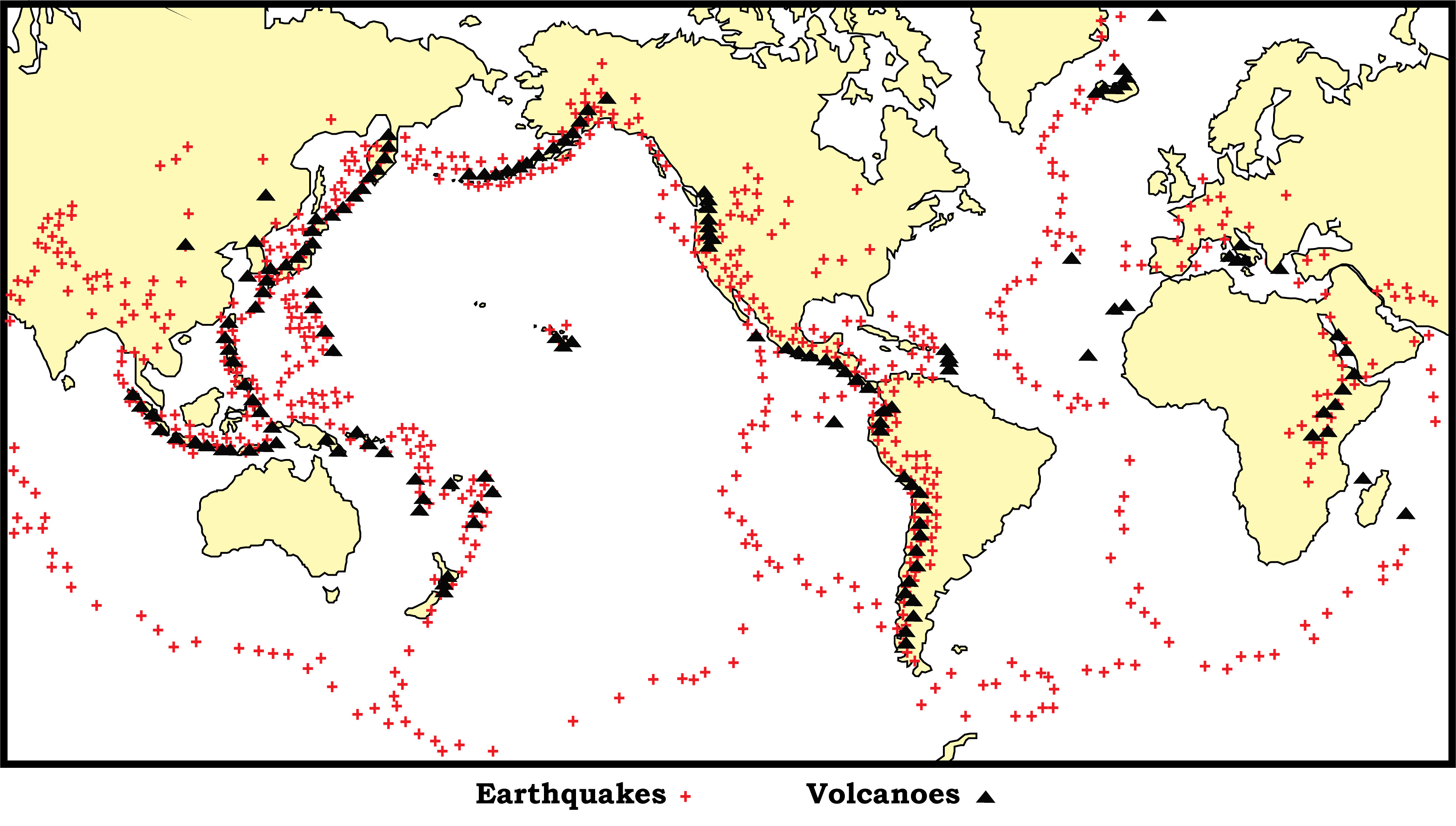 Map Of World Earthquakes And Volcanoes Worksheet Mary - vrogue.co