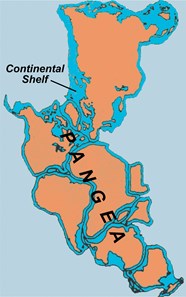 Topographic Map Of Pangea