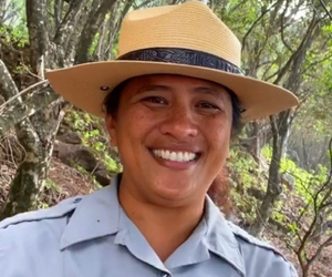Photo of NPS staff member at a park