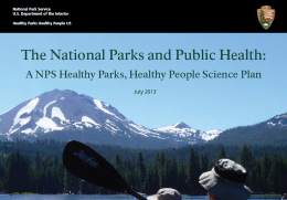 Healthy Parks Healthy People Science Plan Healthy Parks Healthy People Science Plan