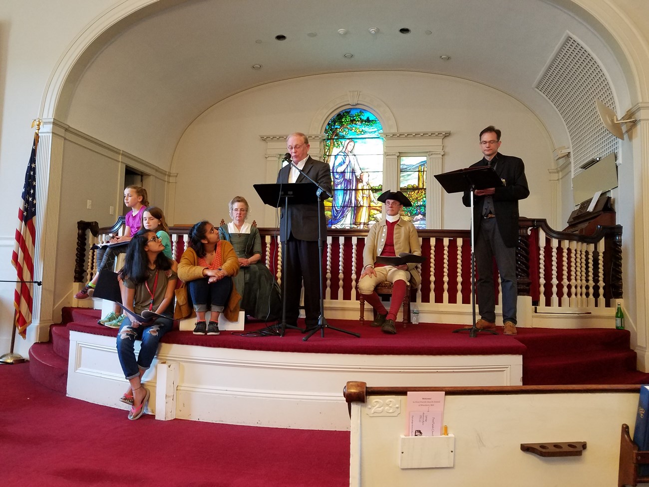 ‘Declaring Independence’ performance at a church in Westford, MA