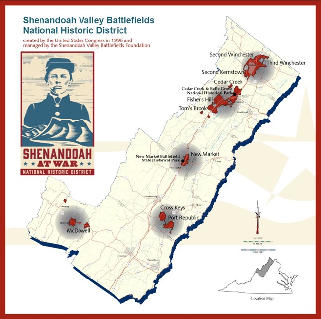 Maps Shenandoah Valley Battlefields National Historic District