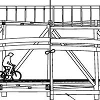 Measured drawing detail of Gilpin's Falls Covered Bridge