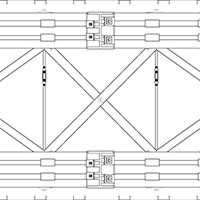 Measured drawing detail of Sulphite Railroad Bridge