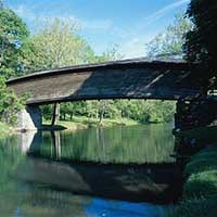 Color photo of Humpback Bridge