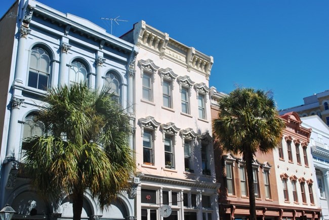 Row buildings in Charleston Row buildings in Charleston