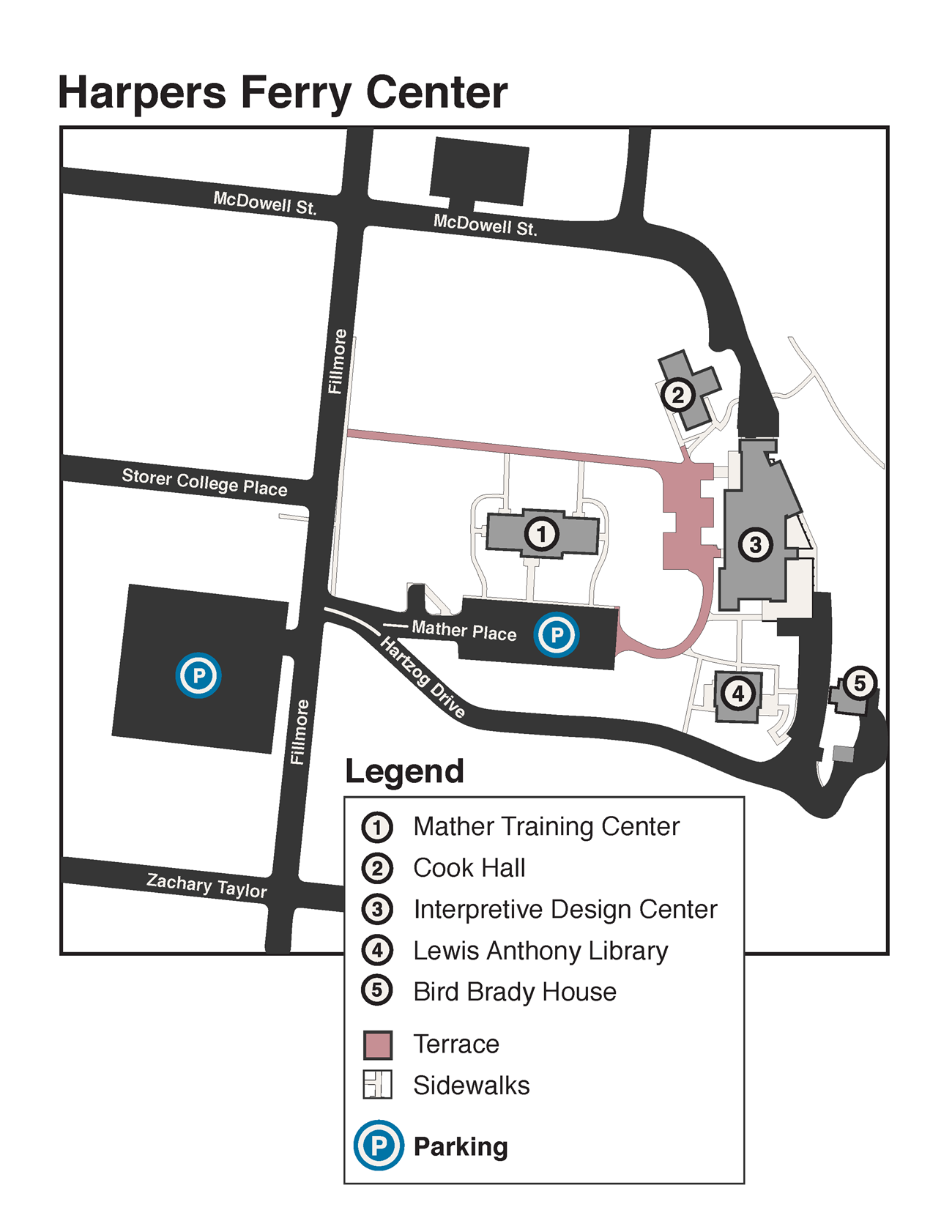 HFC-Parking-Map-2020-v3 Birds eye view of HFC campus