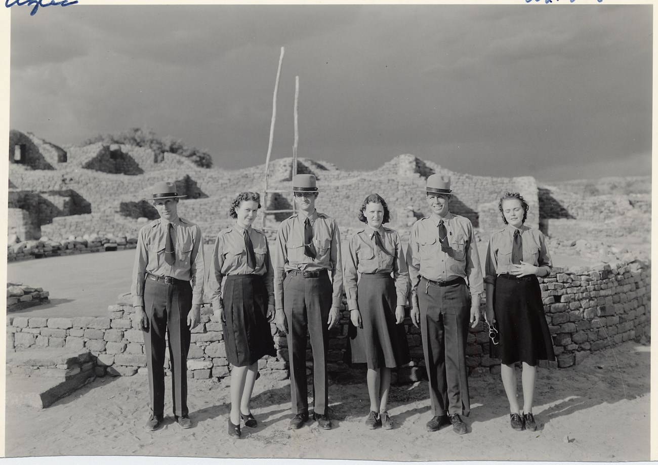 NPS Rangers at Aztec Ruins