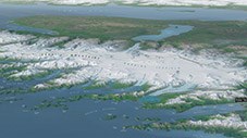 3D Map of Kenai Fjords