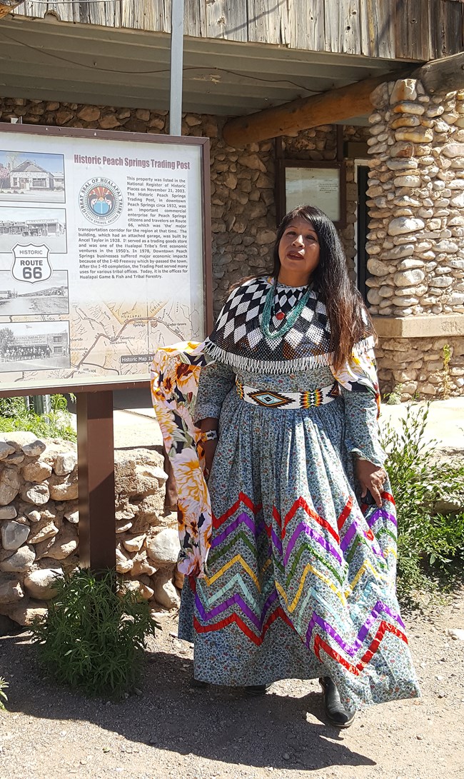 Woman standing outside