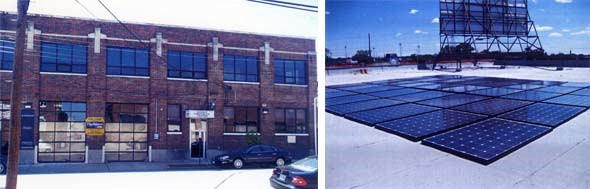 solar panel pop-up on a house roof