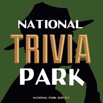 National Park Trivia NPS / Matt Turner Silhouette of a park ranger with text reading "National Trivia Park"