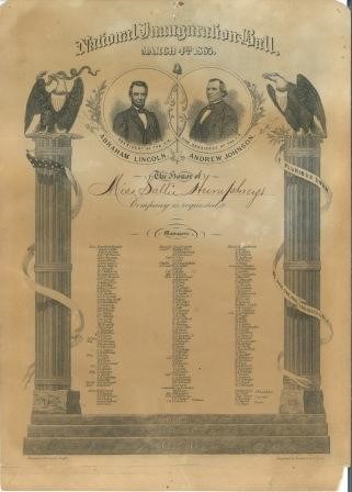 2nd Inaugural Ball Invitation 2nd Inaugural Ball Invitation