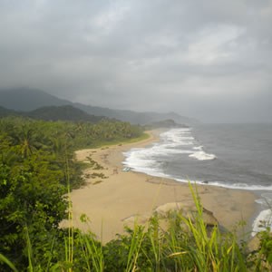 A beach at Tayrona National Park, Colombia. A beach at Tayrona National Park, Colombia.
