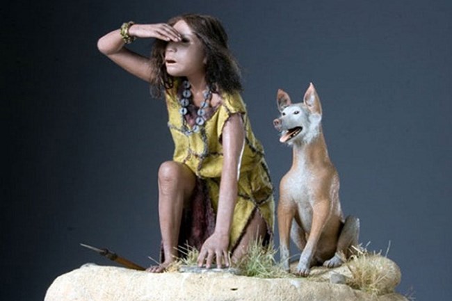 Lone Woman miniature by George Stuart. Courtesy of Museum of Ventura County.