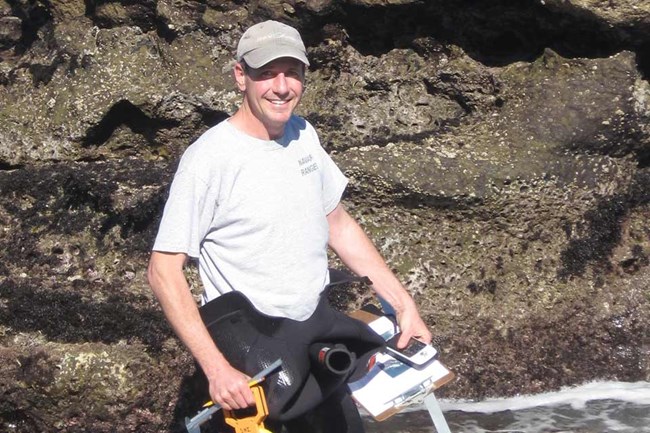 John Ugoretz, US Navy biologist on San Nicolas Island