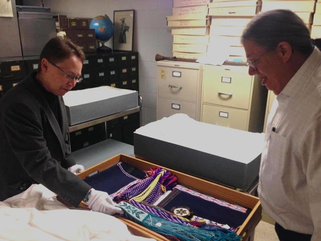 NAGPRA Collections review by members of The Osage Nation