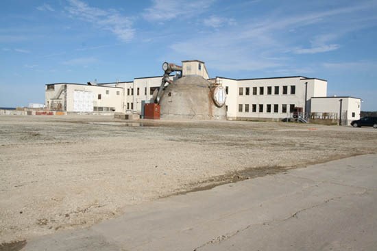 vacant lot where the tunnel once was