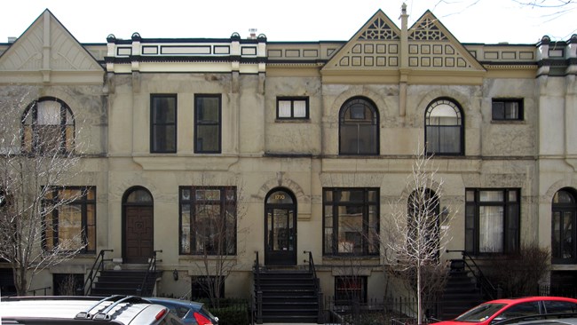 front view of Henry Gerber House from the street