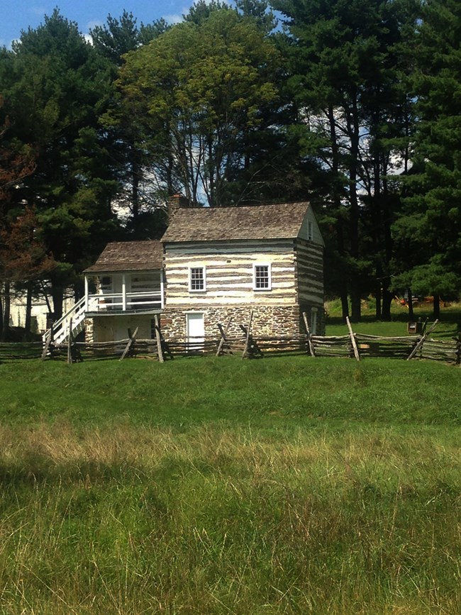 Kennedy Farm, MD log cabin at Kennedy Farm