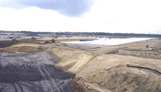 site after razing the facilities