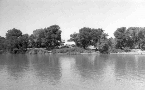 cannery site and Sacremento River in 1975