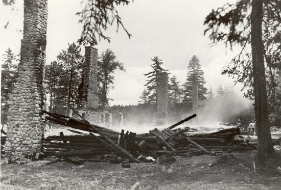 wickyup after 1984 fire