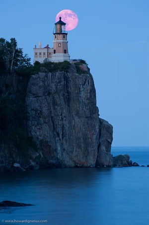 Lighthouse on rocky outrcop
