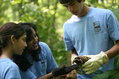 Youth enjoying National Trails Day