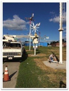 Installations at Whirligig Park. Installations at Whirligig Park.
