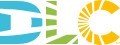 DLC logo Blue letter D, Green letter L, Yellow letter C with white streaks through them